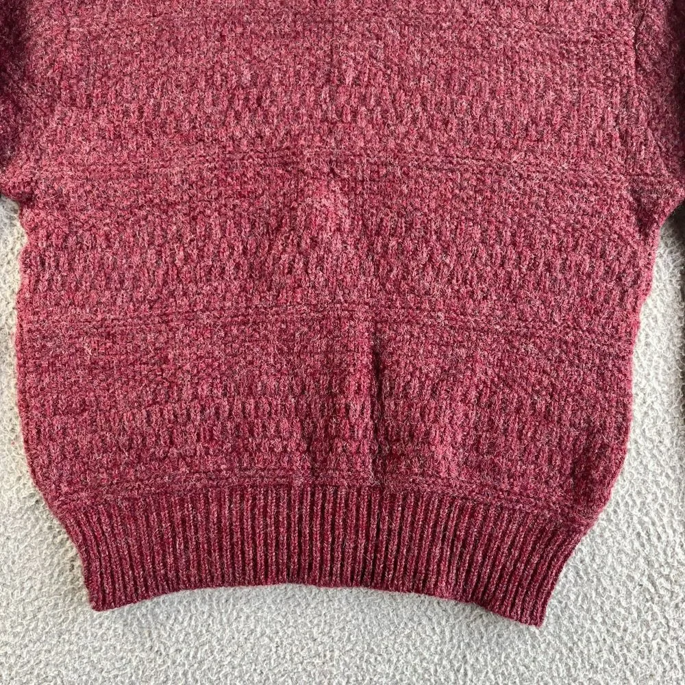 NEW Vintage J. Crew Sweater Mens Extra Large Red Oarsman Shetland Fisherman USA‎